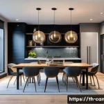 캐나다에서 인기 있는 전자제품 브랜드 - A modern Canadian urban home interior showcasing a seamless smart home eco