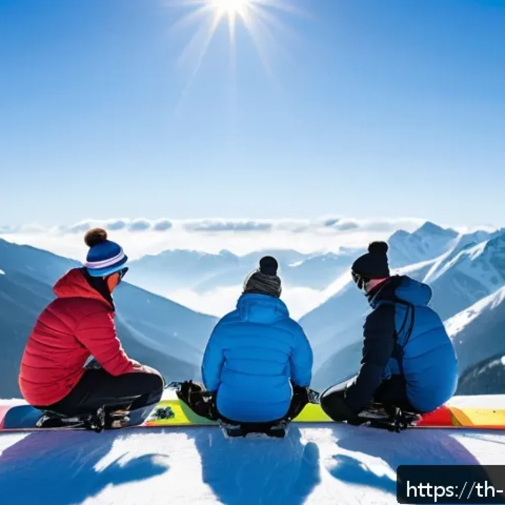 캐나다에서 인기 있는 겨울 스포츠 종류 - A group of diverse winter sports enthusiasts dressed in layered synthetic and merino wool clothing, ...